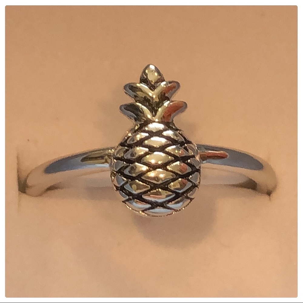💕Beautiful Sterling Silver Pineapple Ring💕 - Picture 5 of 8